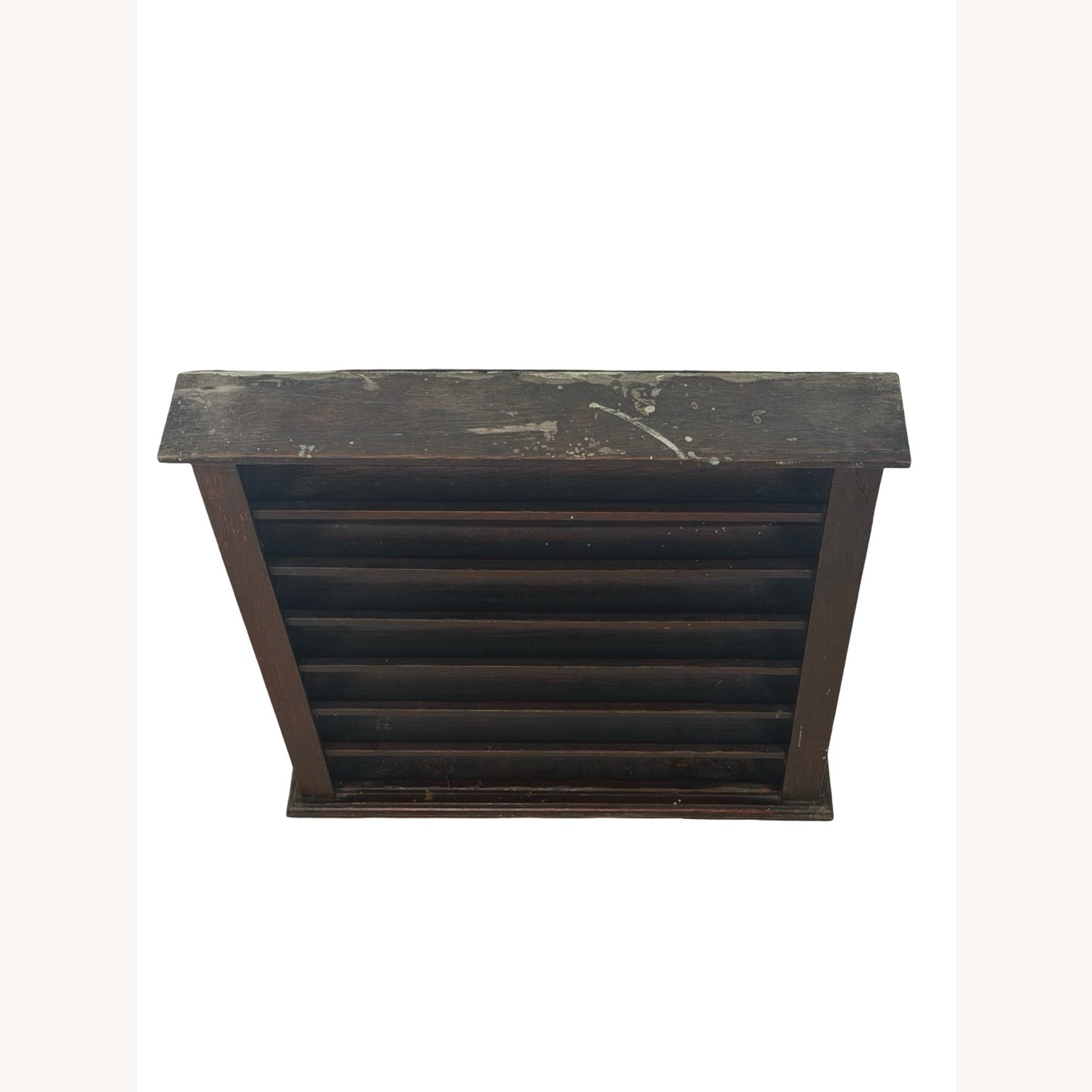 Antique Six-Tier Wooden Billiard Ball Shelf - image-4