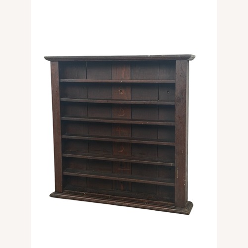 Used  Antique Six-Tier Wooden Billiard Ball Shelf for sale on AptDeco