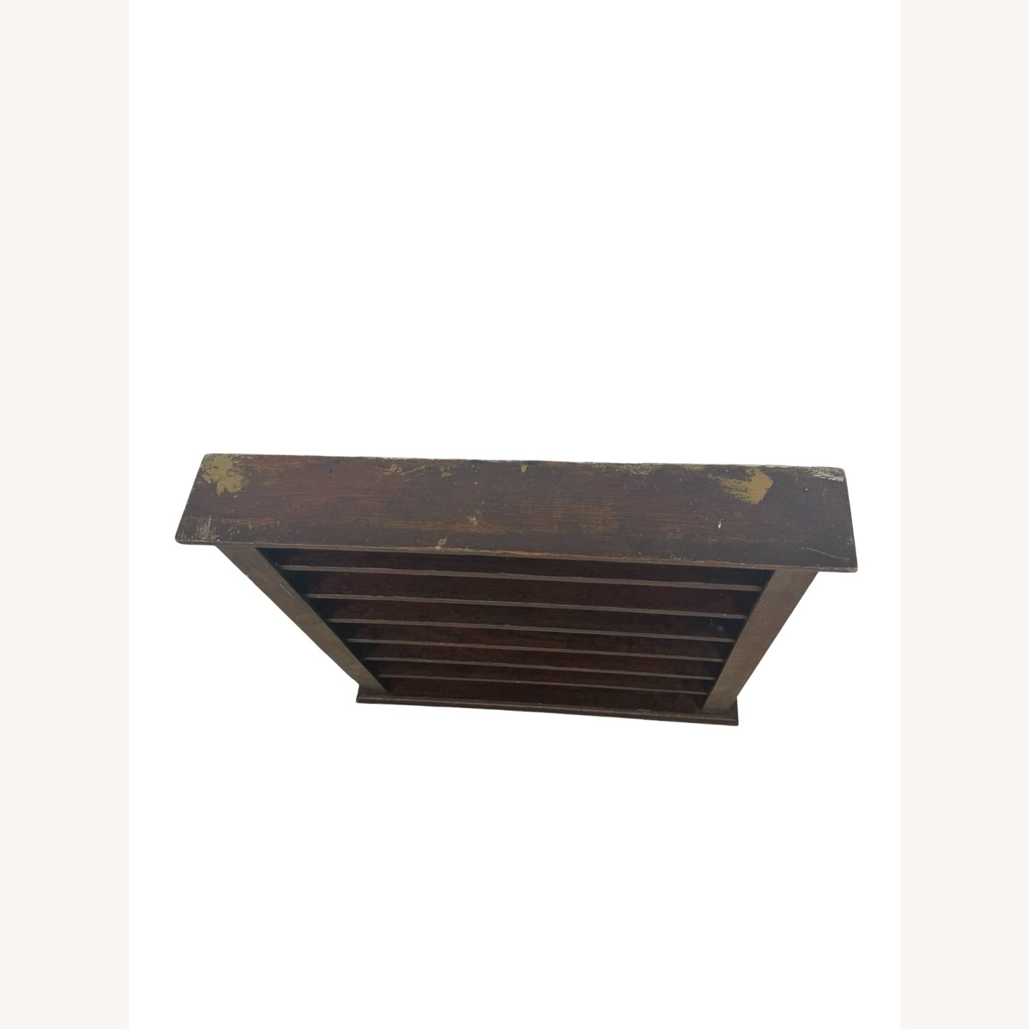Antique Six-Tier Wooden Billiard Ball Shelf - image-10