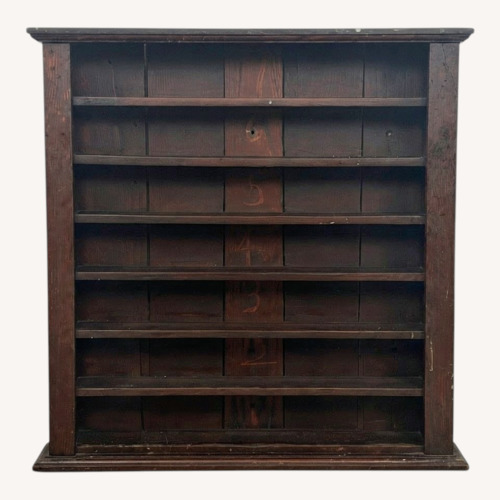 Used  Antique Six-Tier Wooden Billiard Ball Shelf for sale on AptDeco