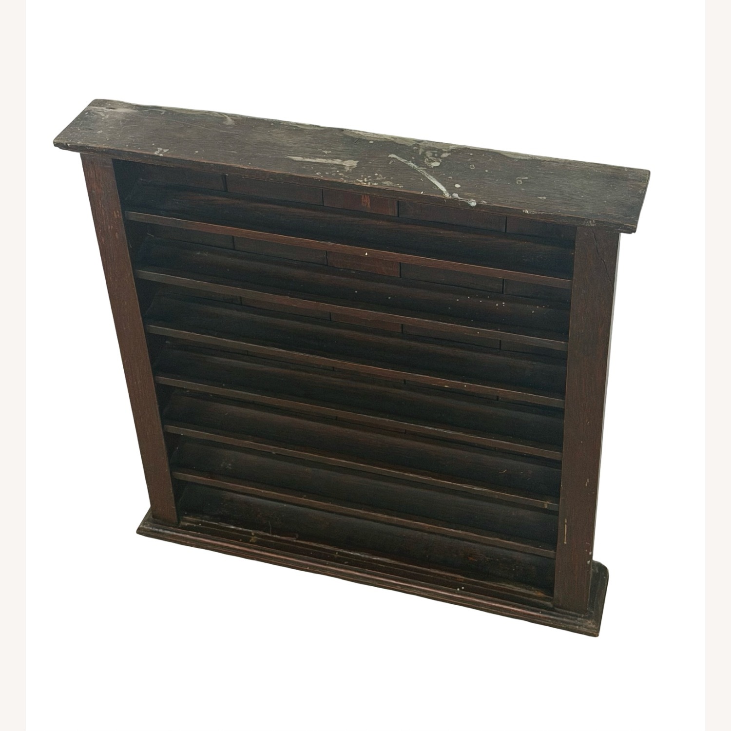 Antique Six-Tier Wooden Billiard Ball Shelf - image-3
