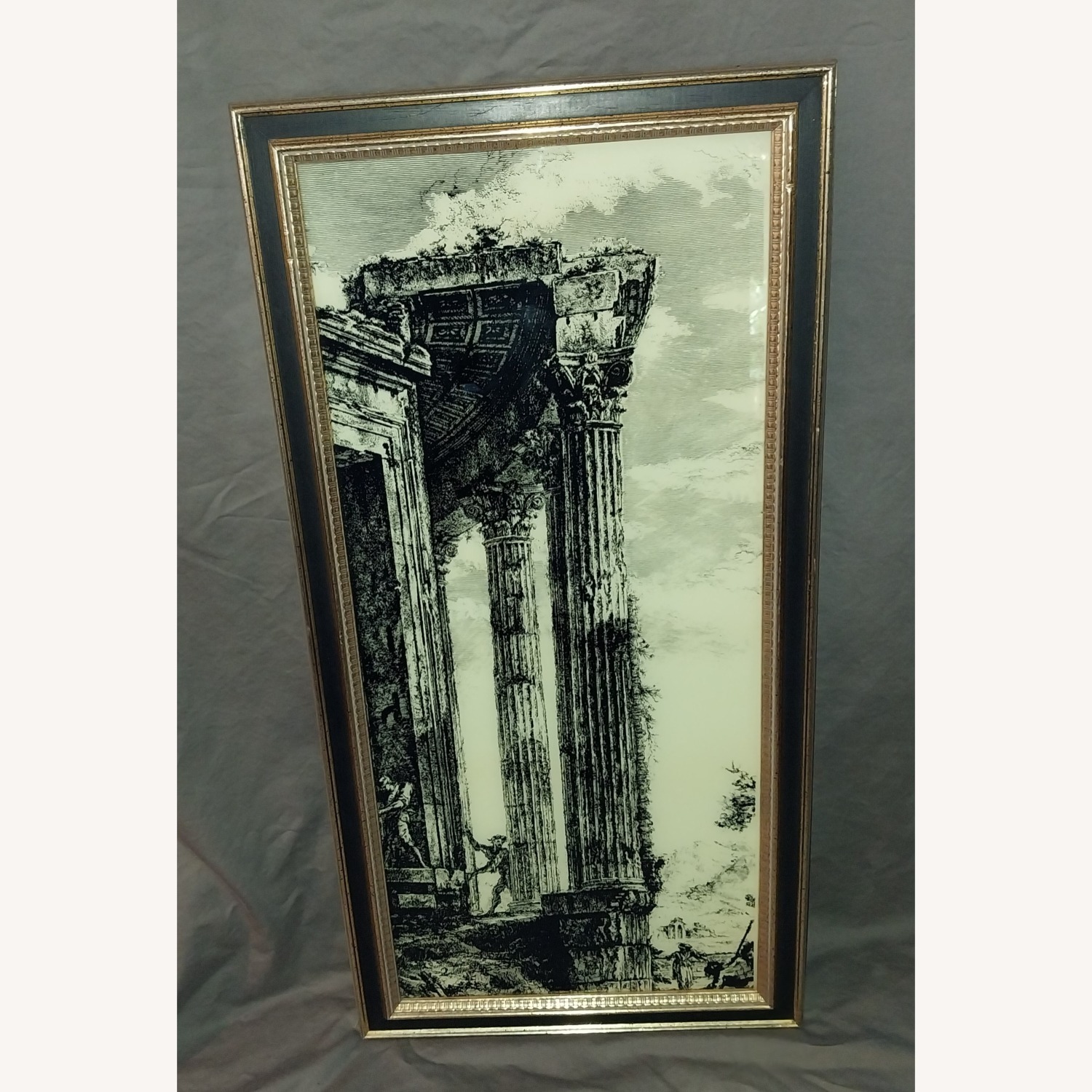 Vintage Ruins Print in Wood Frame - image-1