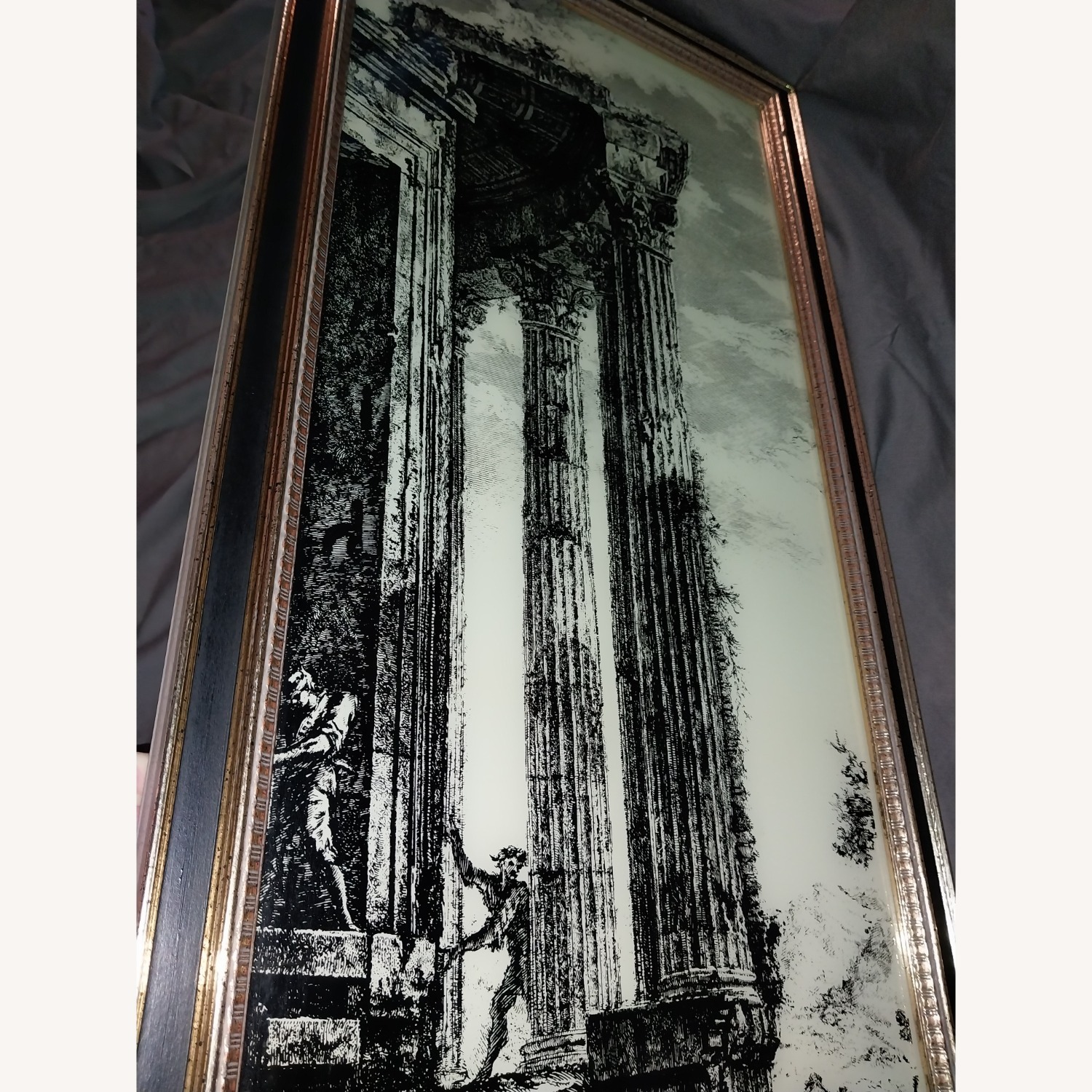 Vintage Ruins Print in Wood Frame - image-8