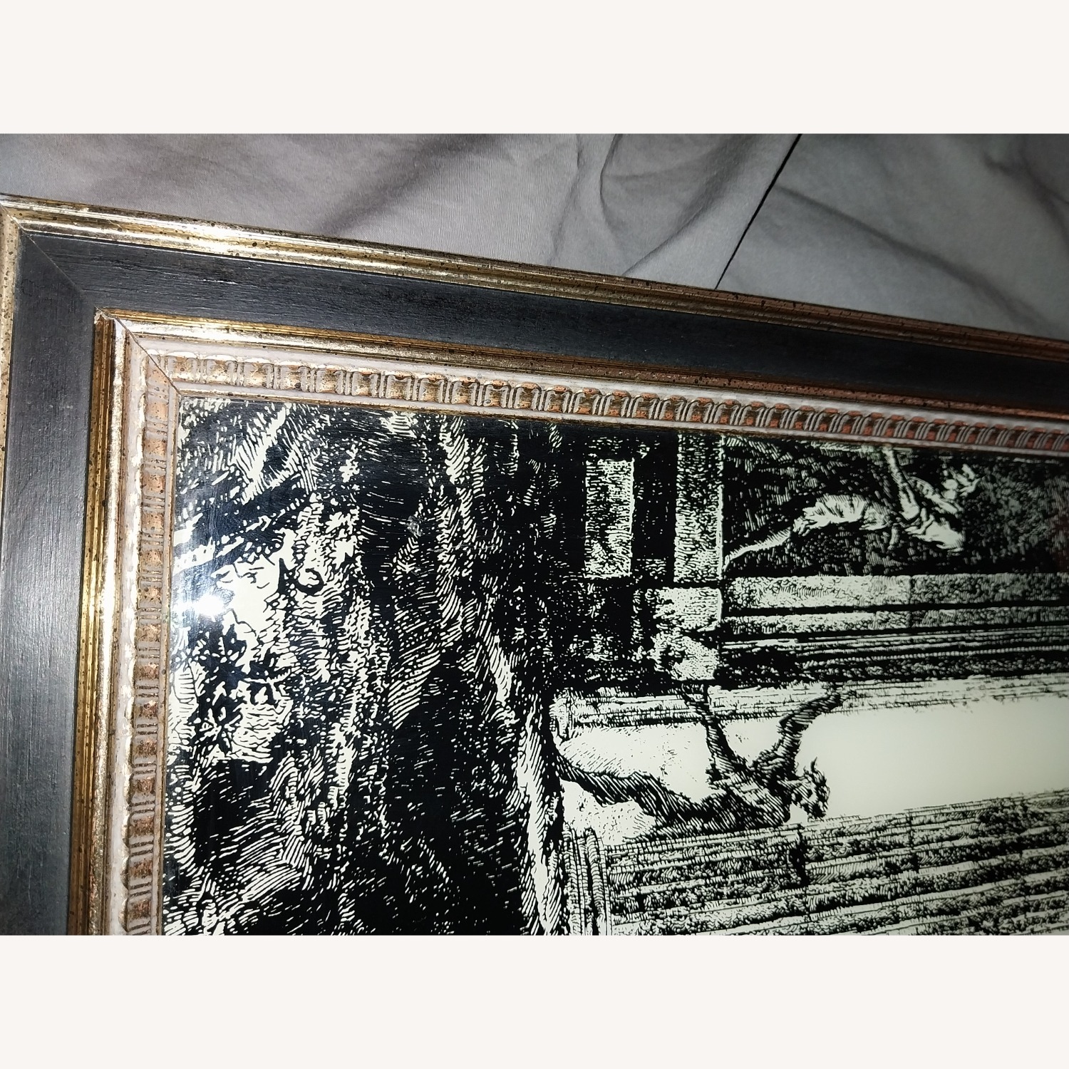 Vintage Ruins Print in Wood Frame - image-13