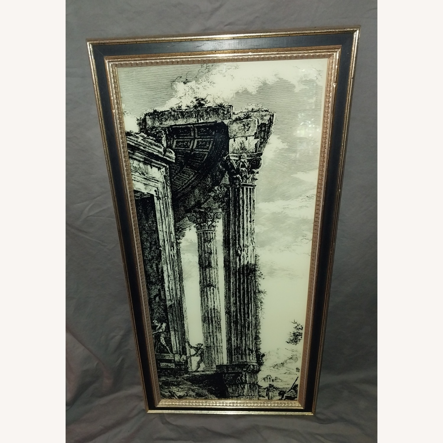 Vintage Ruins Print in Wood Frame - image-2