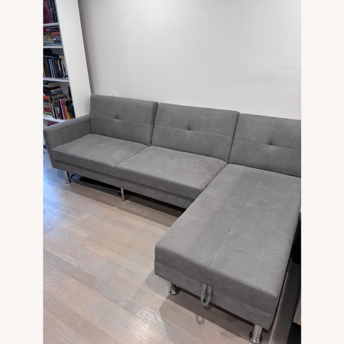 Used Grey Sectional for sale on AptDeco