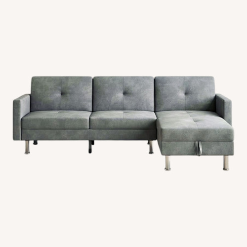 Used Grey Sectional for sale on AptDeco