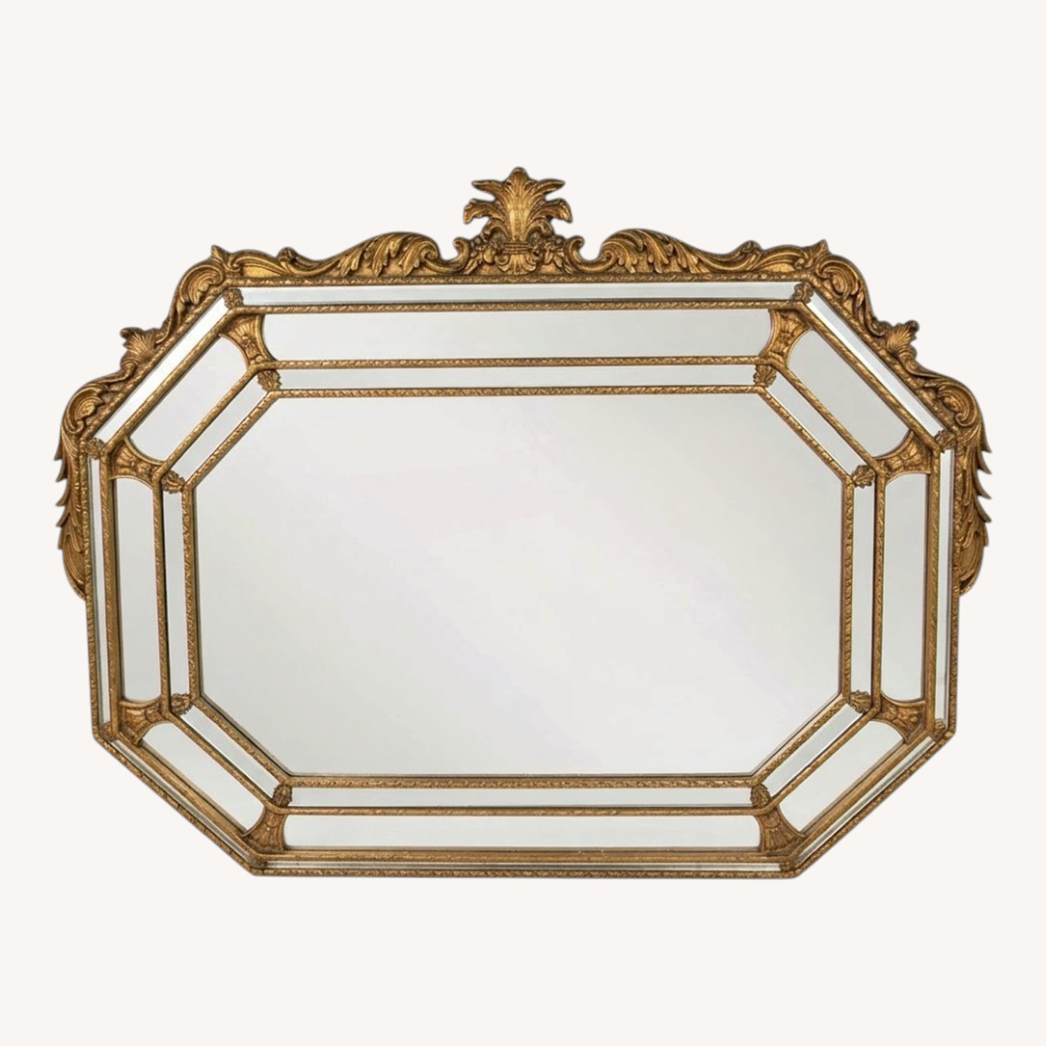 Vintage/Antique Gold Wall Mirror - image-0