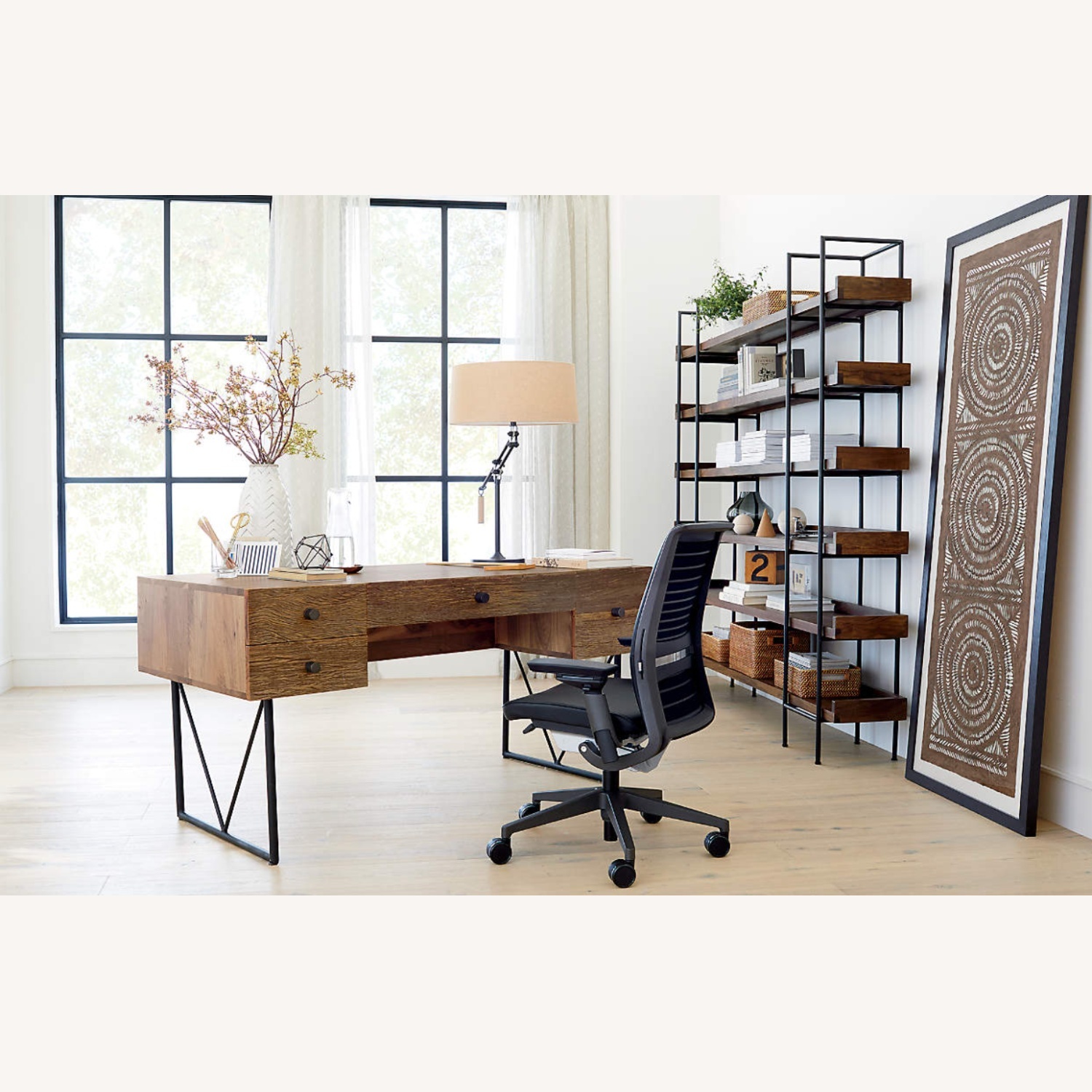 Crate & Barrel Beckett Storage Bookshelf - image-7