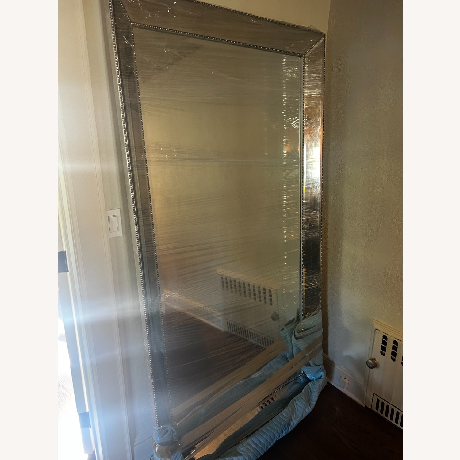 Restoration Hardware Venetian Silver Floor Mirror - image-2