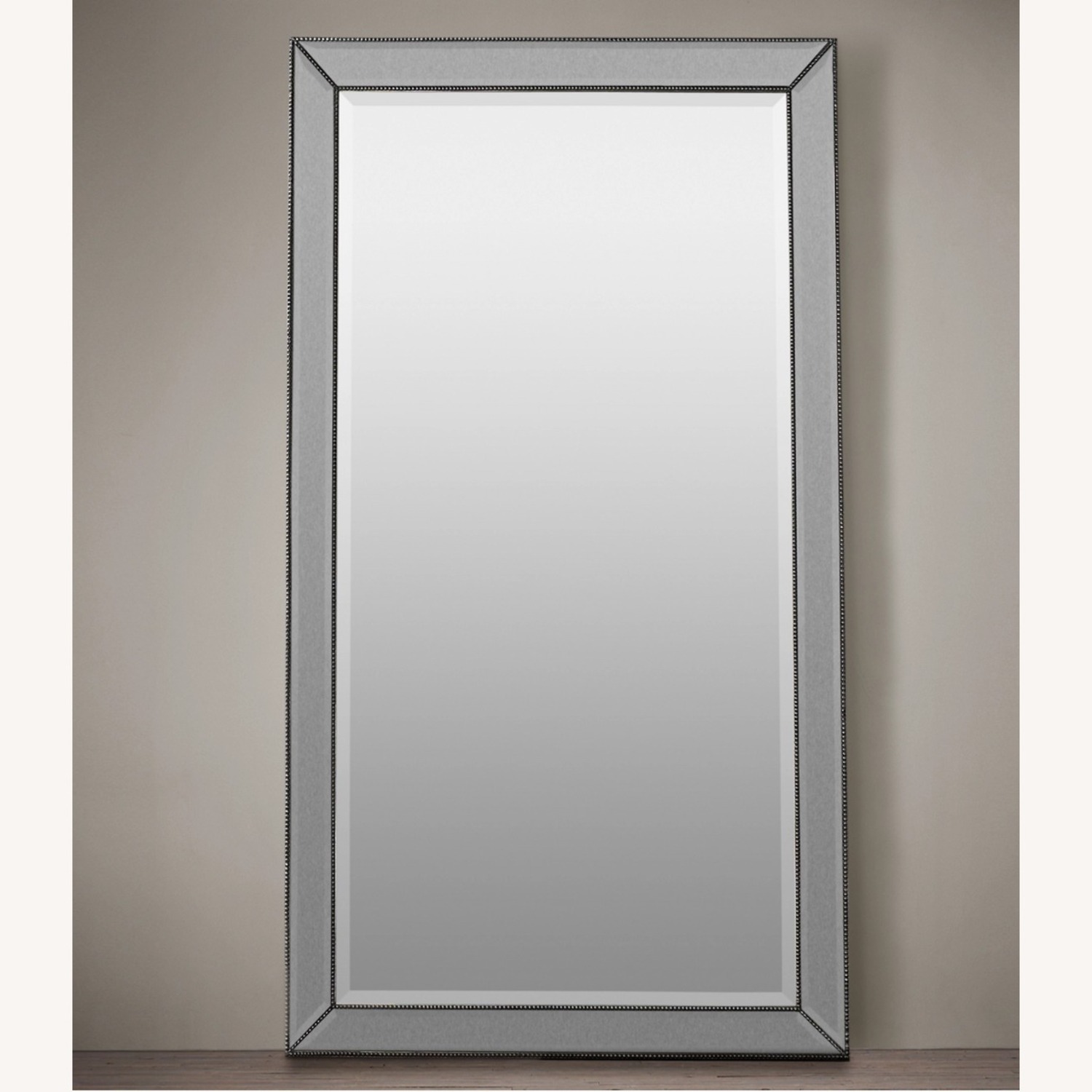 Restoration Hardware Venetian Silver Floor Mirror - image-1