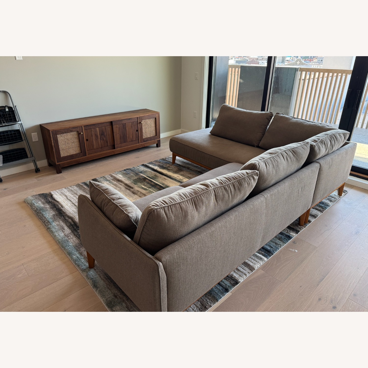 Macy's Light Brown Jolene 2+ Piece Sectional - image-2