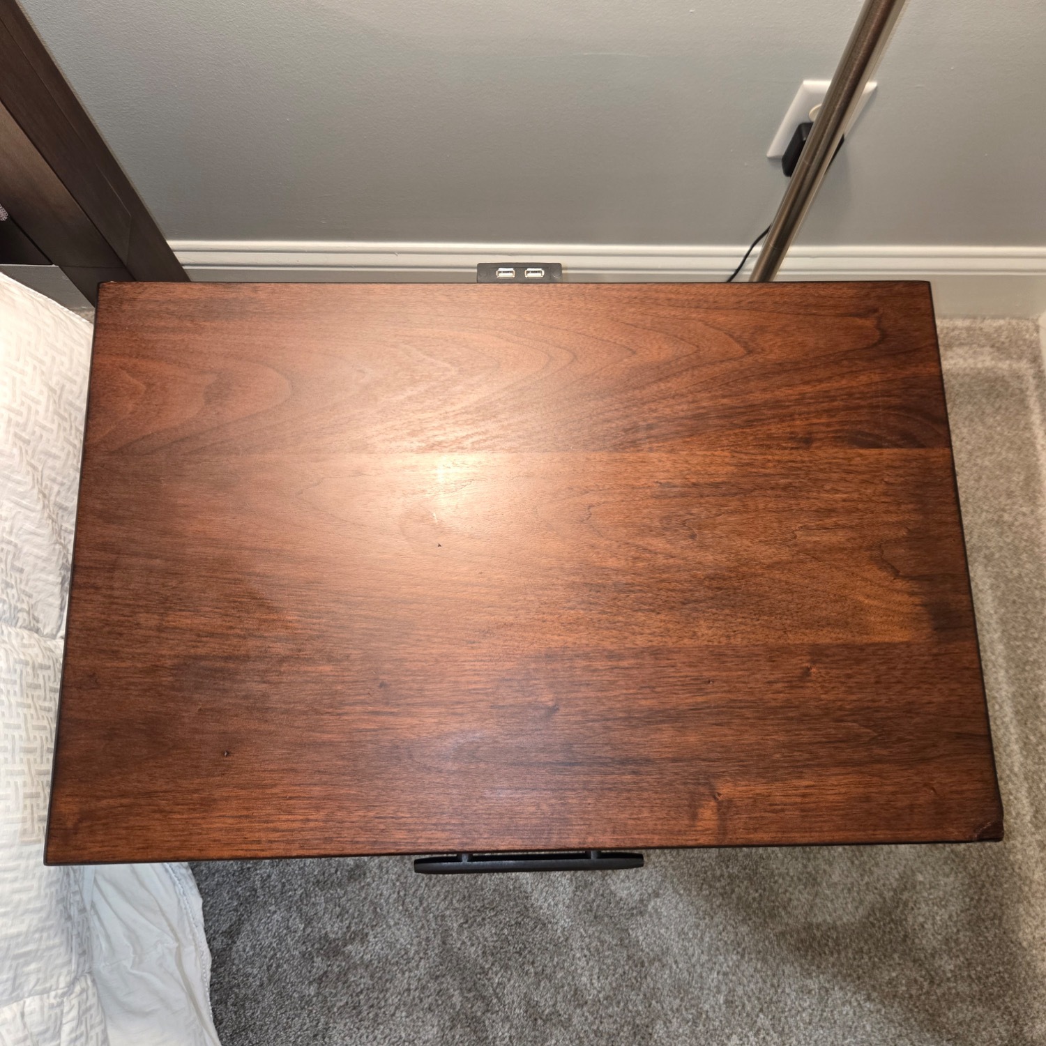 Macy's 1-Drawer Nightstand with USB port - image-11