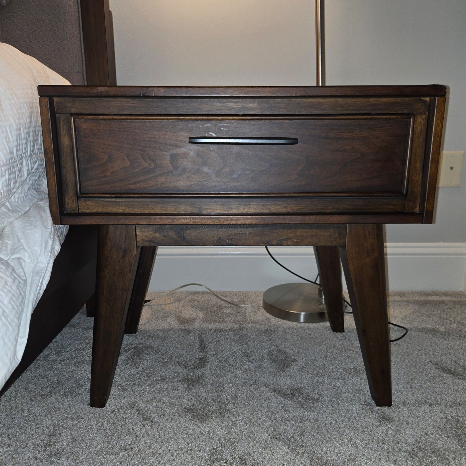 Macy's 1-Drawer Nightstand with USB port - image-13