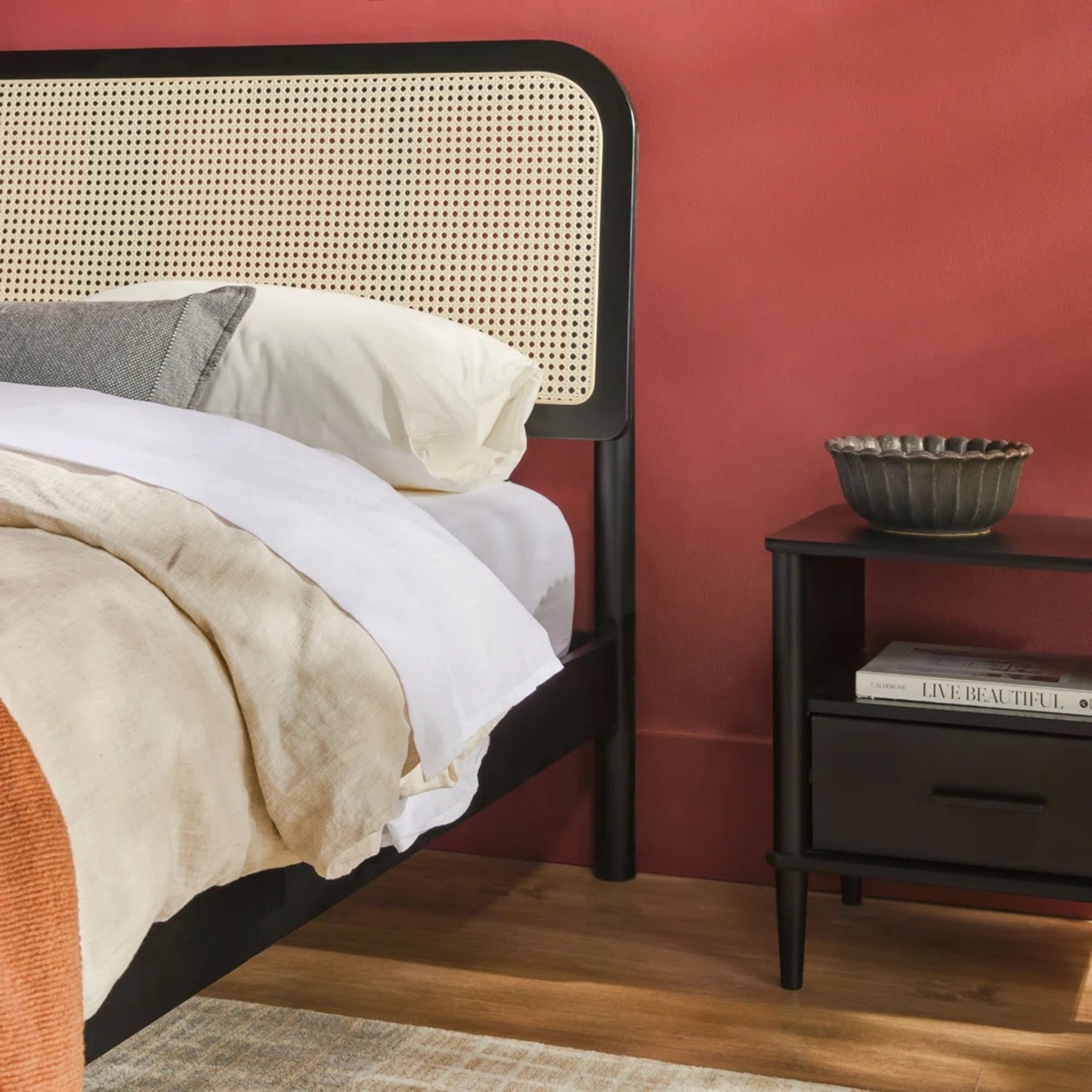 Wayfair Black Wood Queen Bed - image-3
