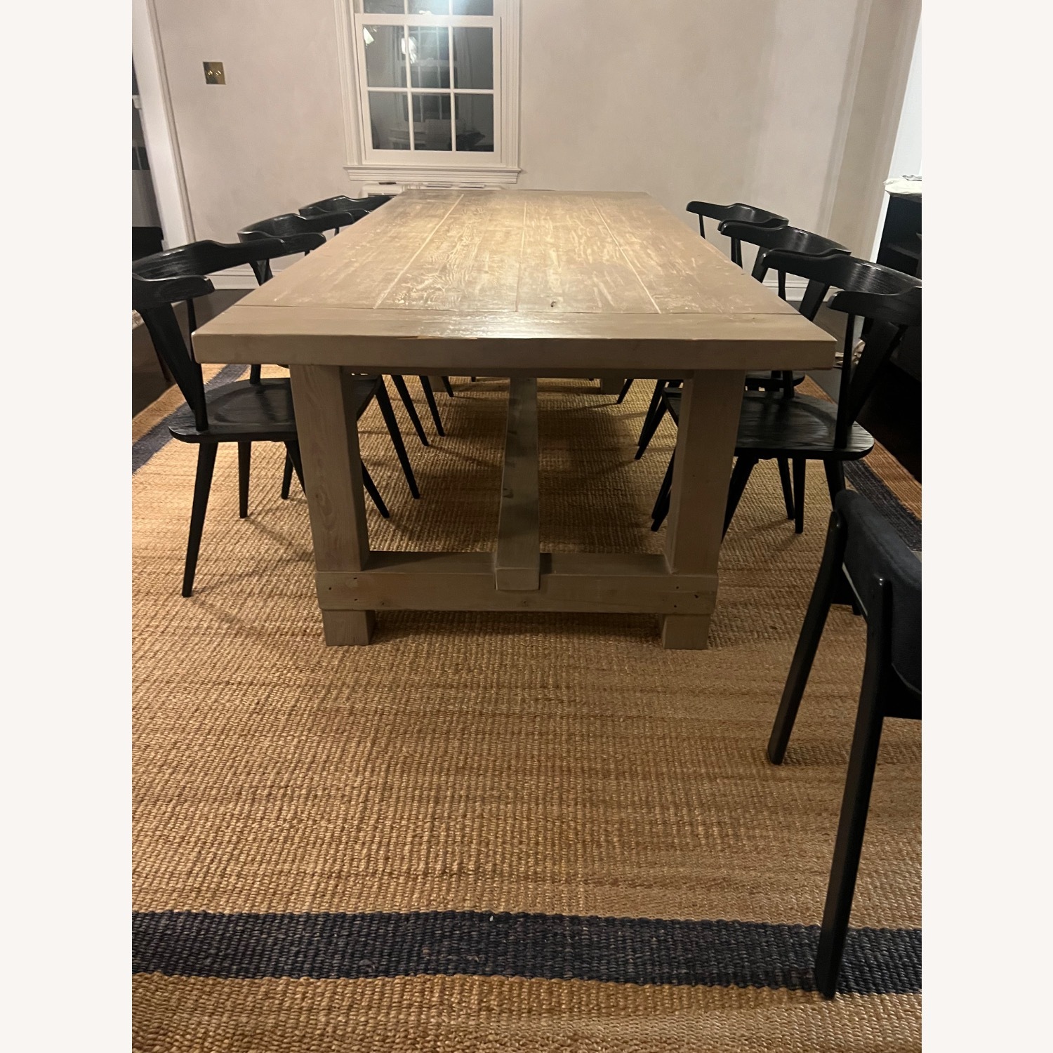 Restoration Hardware Salvaged Wood Farmhouse Rectangular Extension Dining Table - image-3