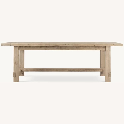 Used Restoration Hardware Salvaged Wood Farmhouse Rectangular Extension Dining Table for sale on AptDeco