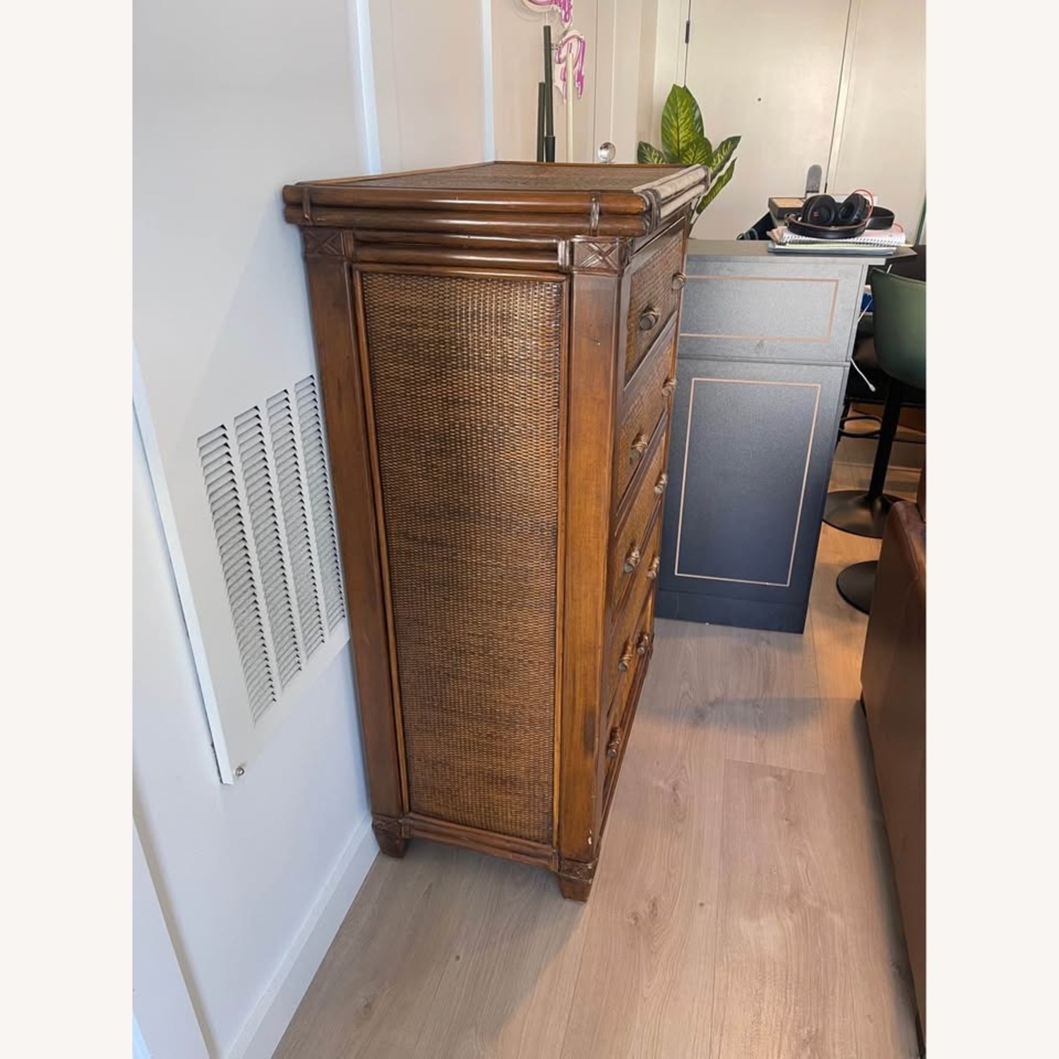 Light Brown Wood Dresser - image-2