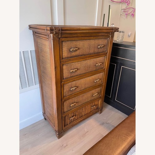 Used Light Brown Wood Dresser for sale on AptDeco