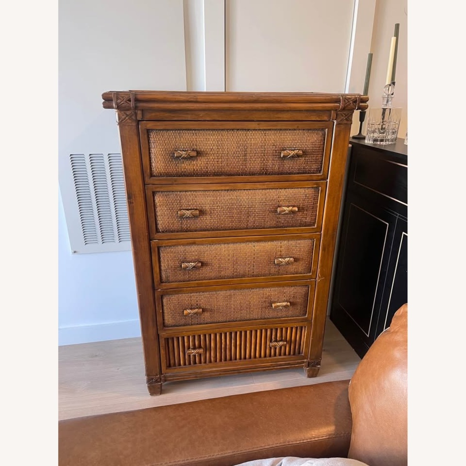 Light Brown Wood Dresser - image-3