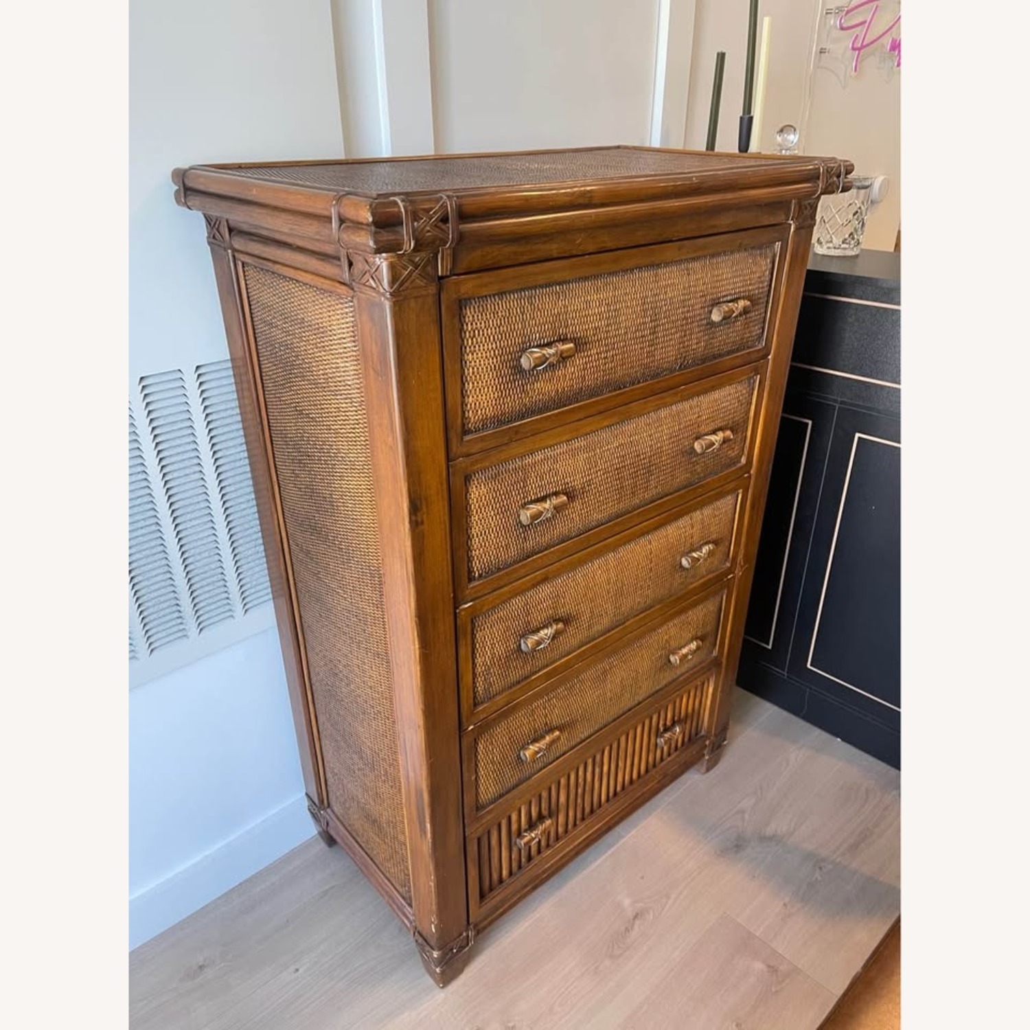 Light Brown Wood Dresser - image-4