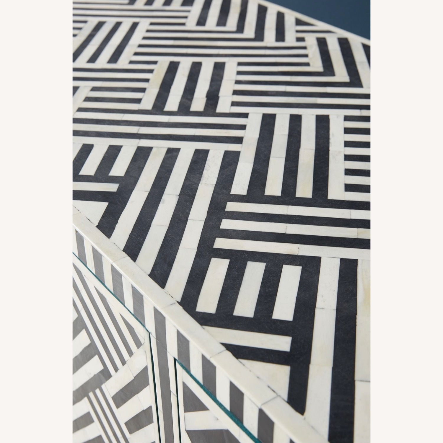Anthropologie Optical Inlay Marble Sideboard - image-6