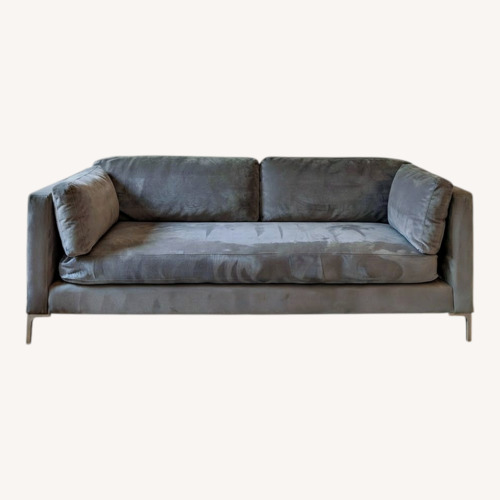 Used Crate & Barrel Light Gray Fabric 3+ Seater Sofa for sale on AptDeco