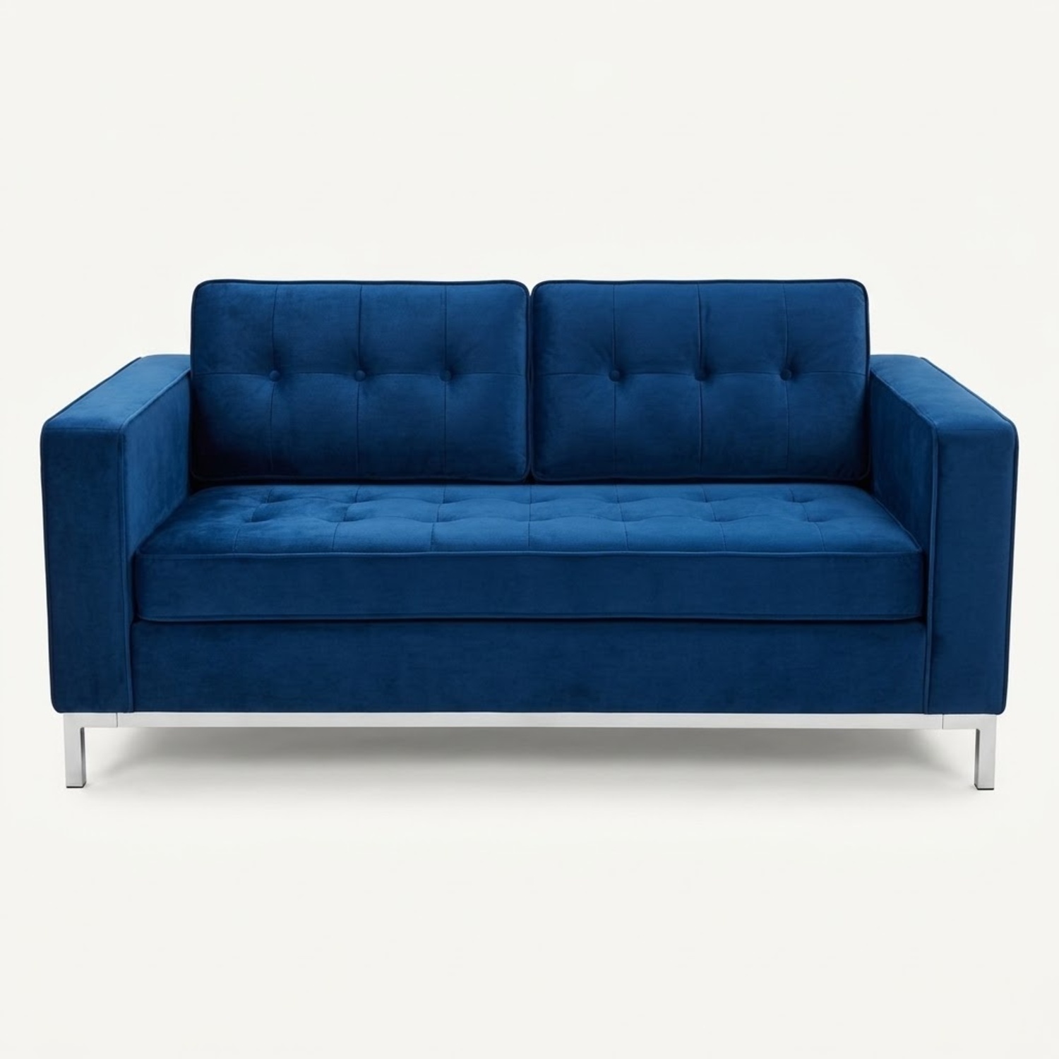 Apt2b Blue Velvet Fillmore Sleeper Sofa - image-7