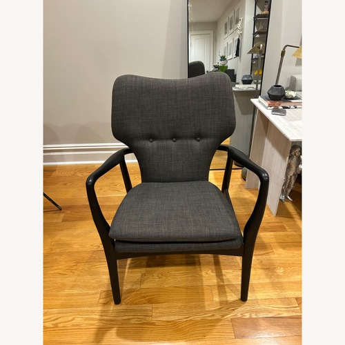 Used Dark Gray Accent Chair for sale on AptDeco
