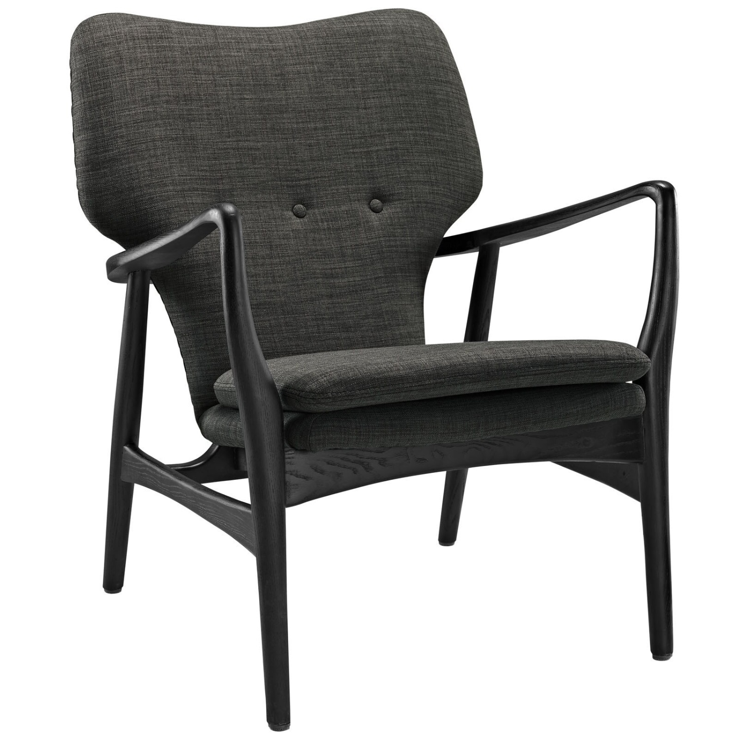 Dark Gray Accent Chair - image-4