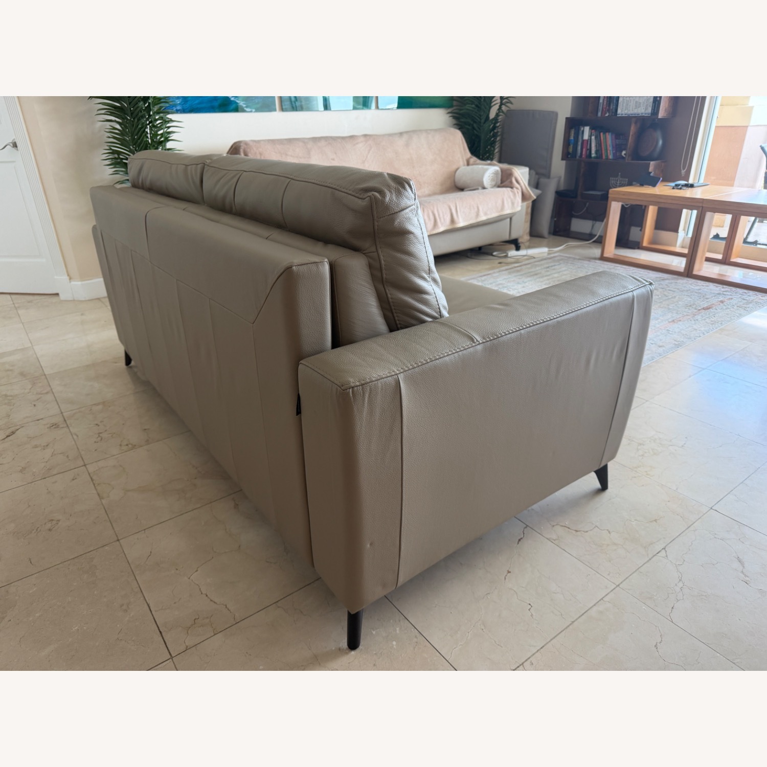 Light Brown Sleeper Sofa - image-6