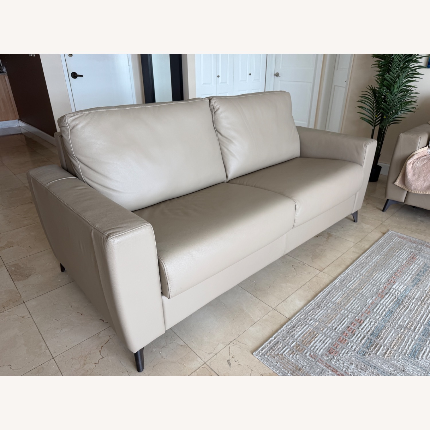 Light Brown Sleeper Sofa - image-1