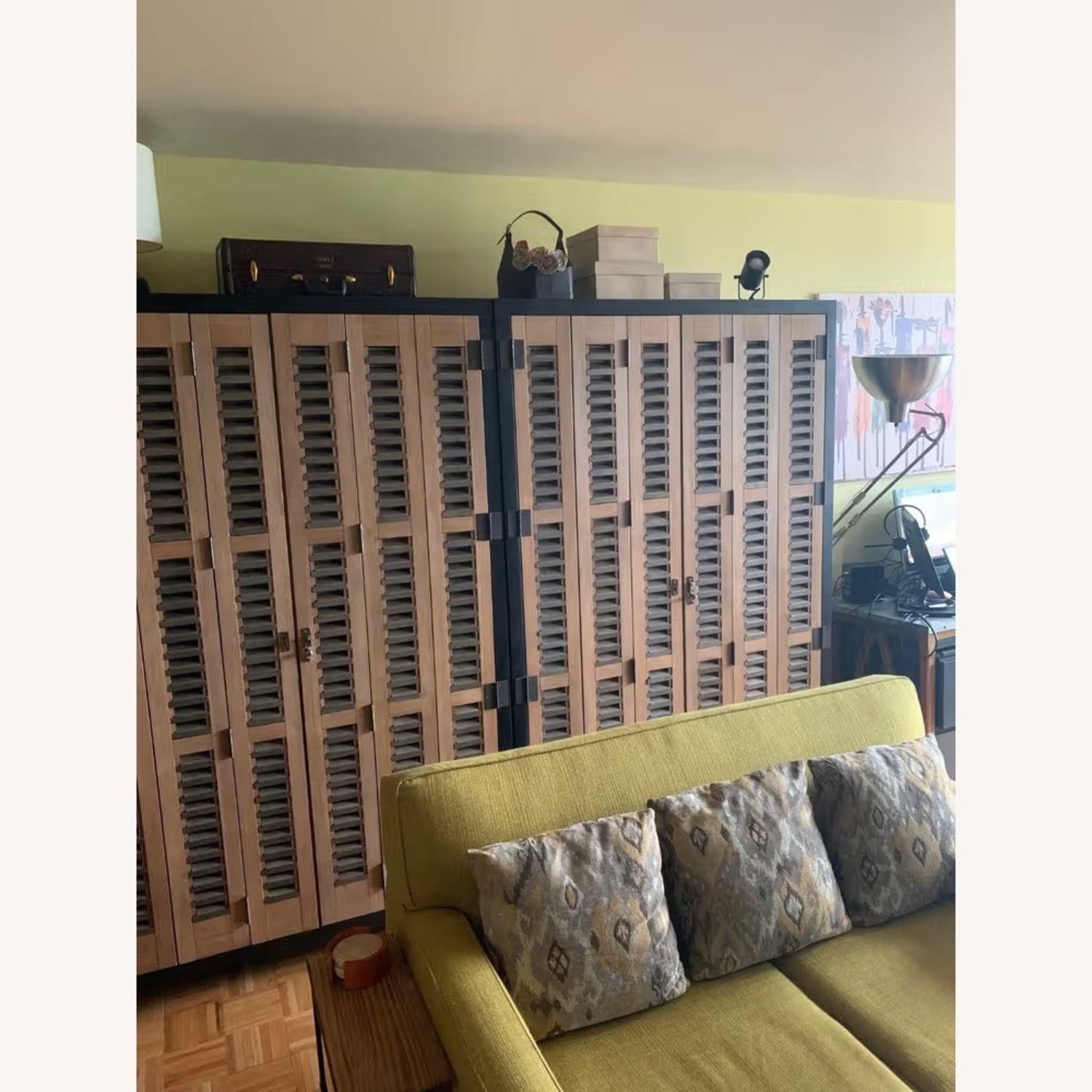 Zin Home Brown Wood Armoire - image-5