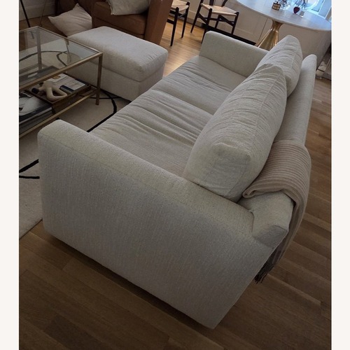 Used Crate & Barrel Barrett II Sleeper Sofa + Ottoman for sale on AptDeco
