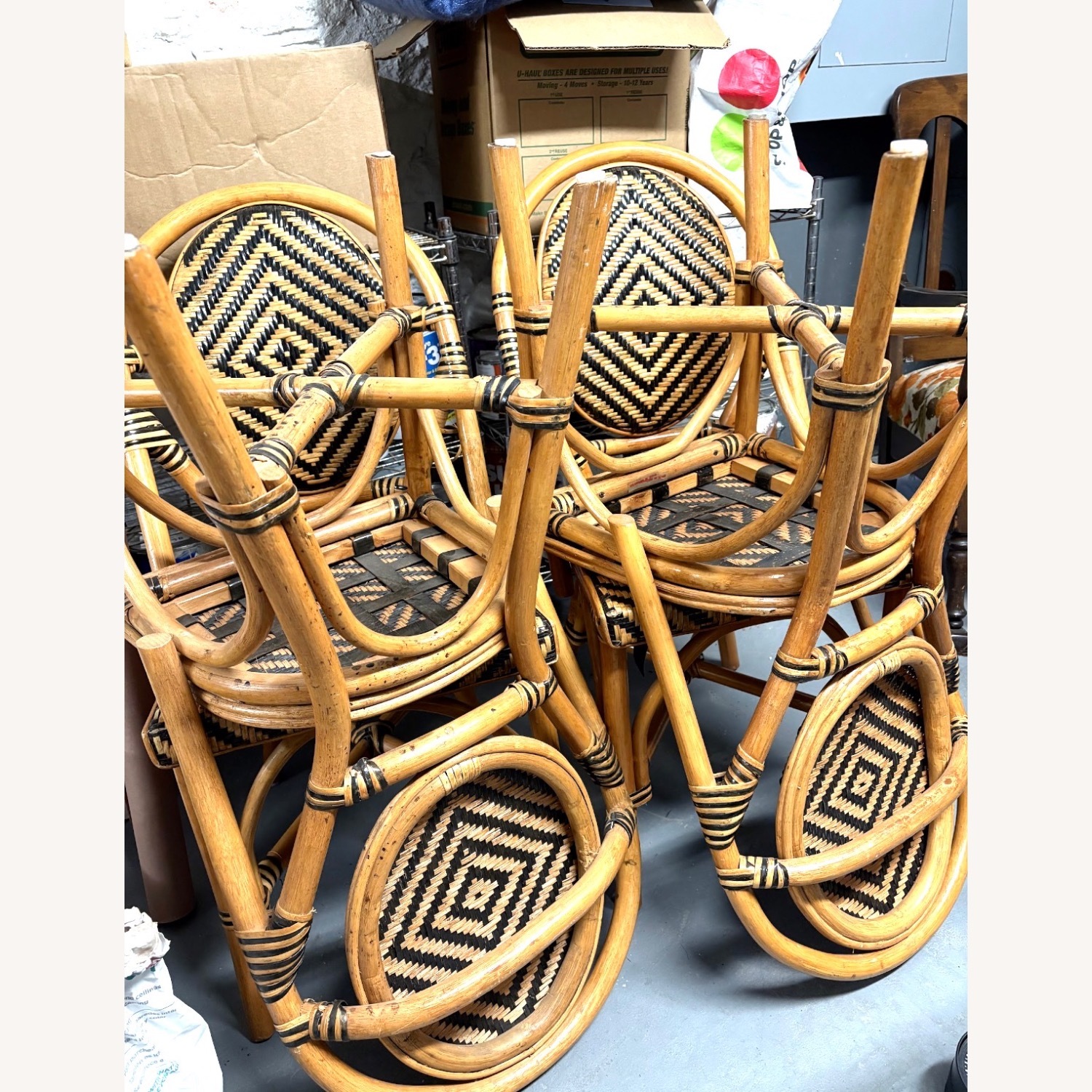Indonesian Bamboo Bistro Chairs - image-3
