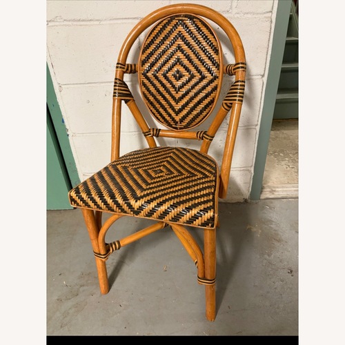 Used Indonesian Bamboo Bistro Chairs for sale on AptDeco