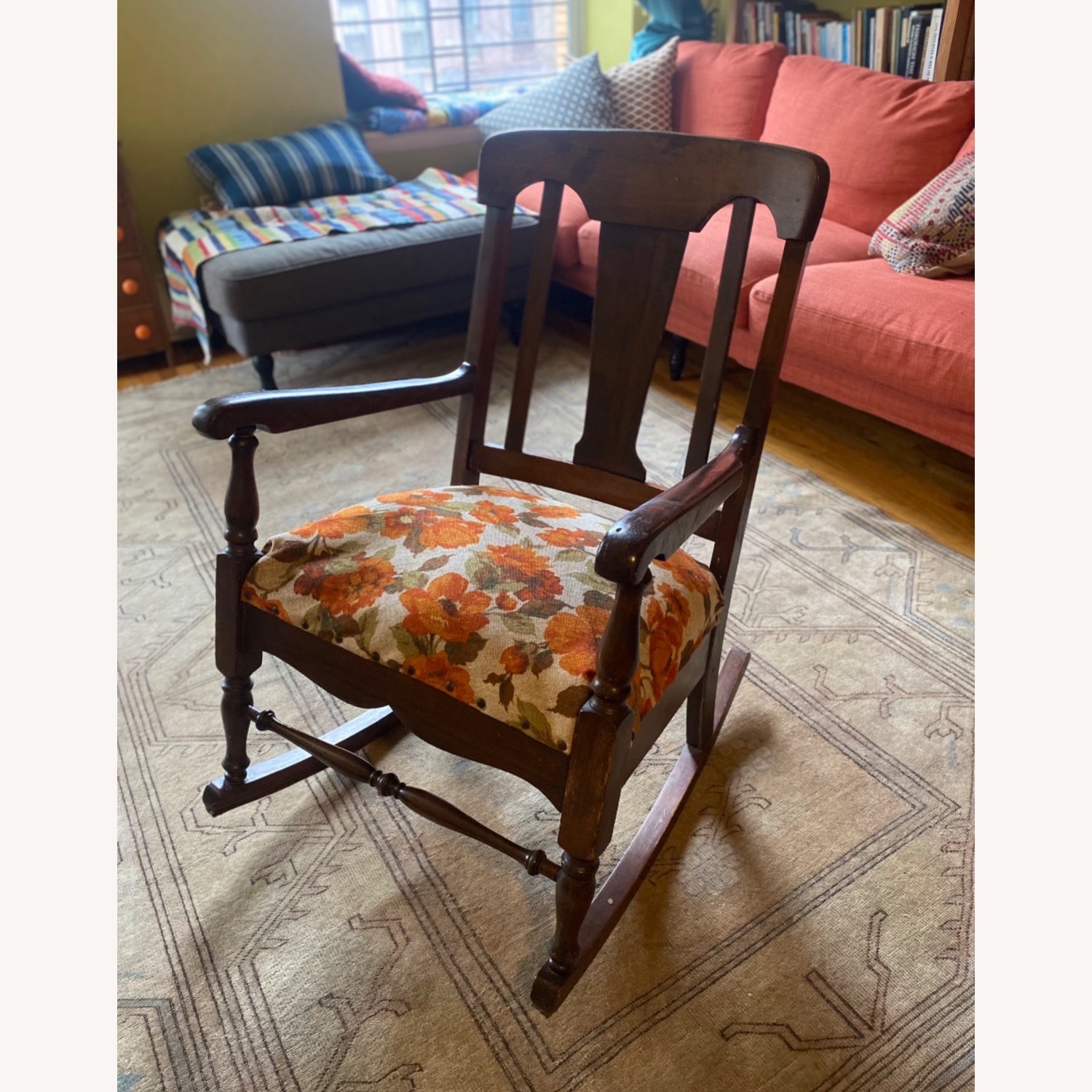 Antique Mexican Rocker Chair - image-2