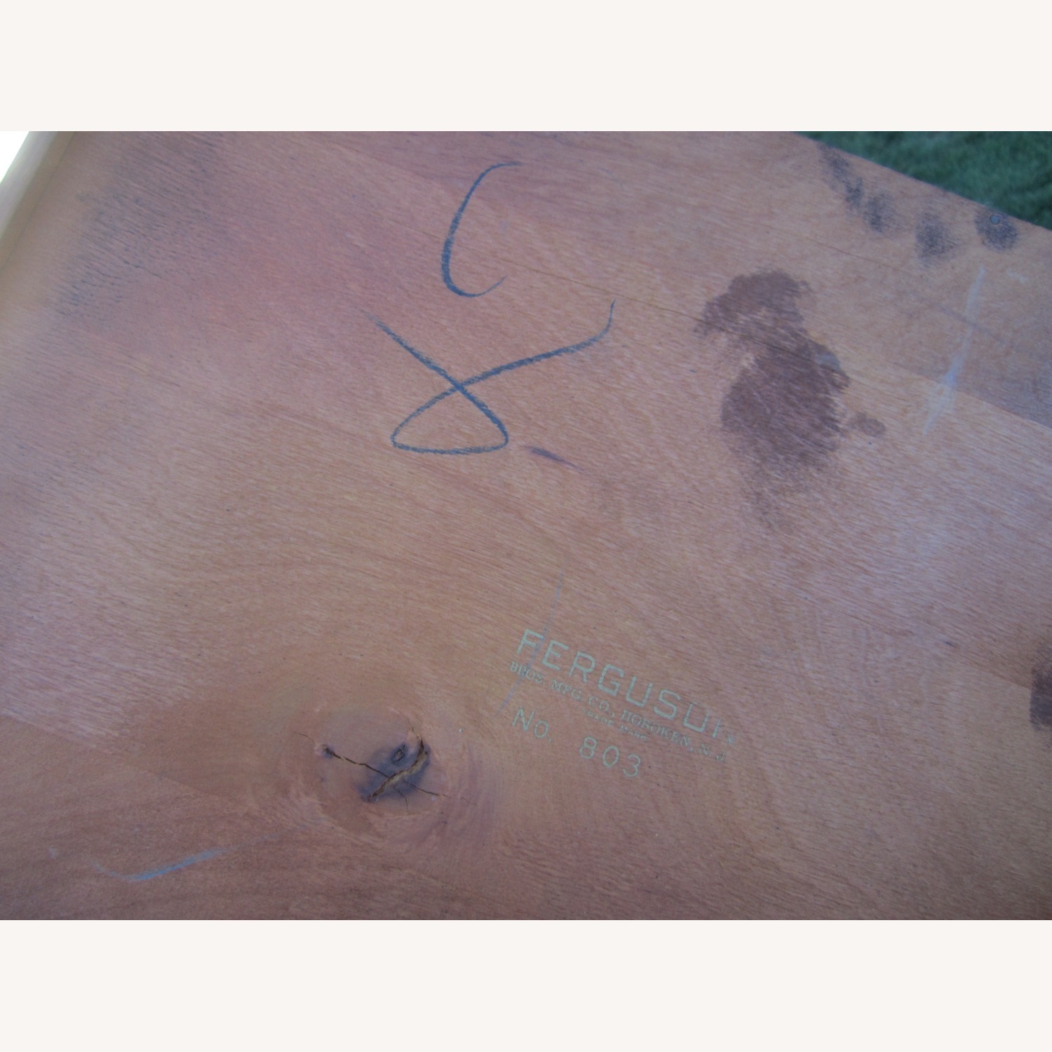 Vintage/Antique Finds Dark Brown Wood Side Table - image-16