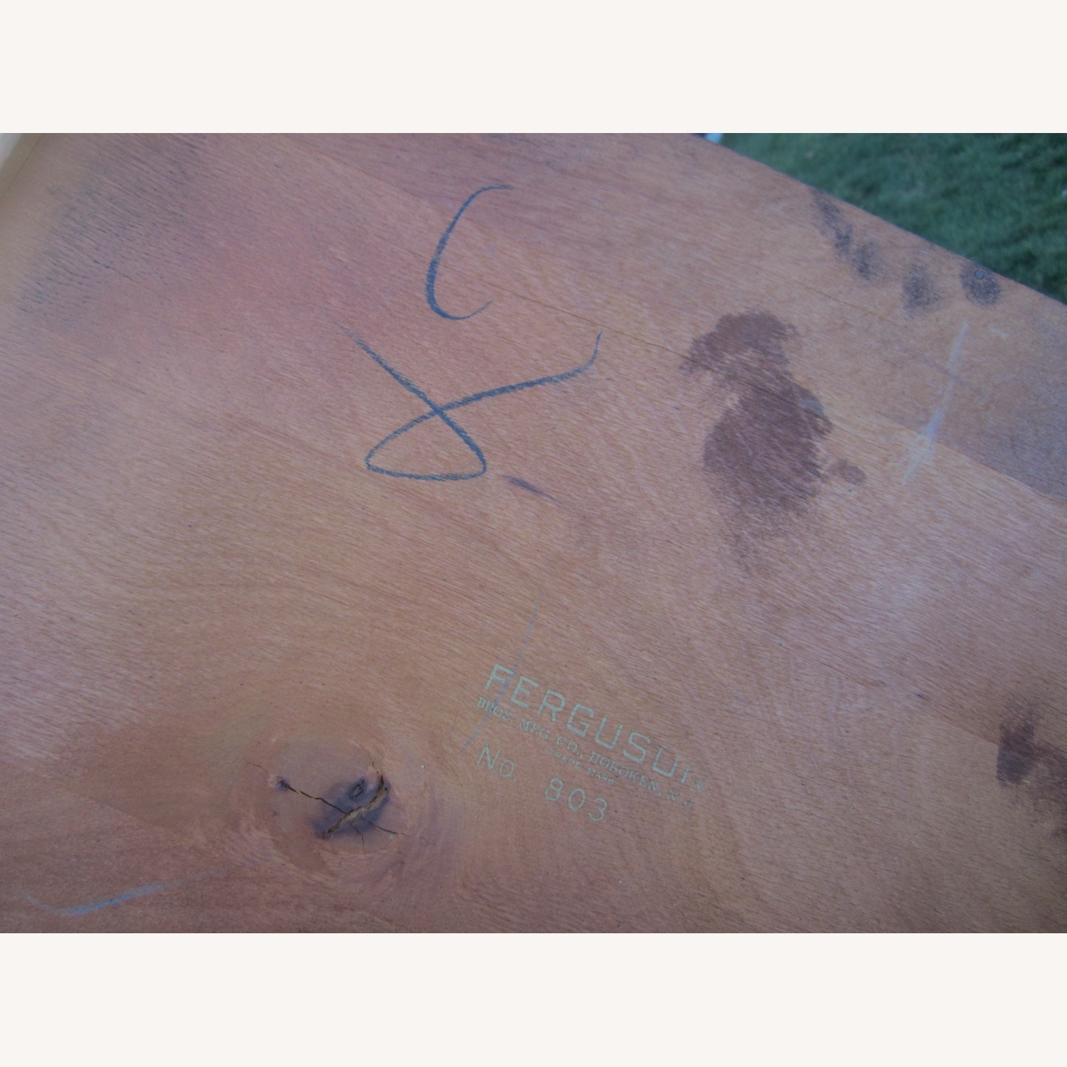 Vintage/Antique Finds Dark Brown Wood Side Table - image-17
