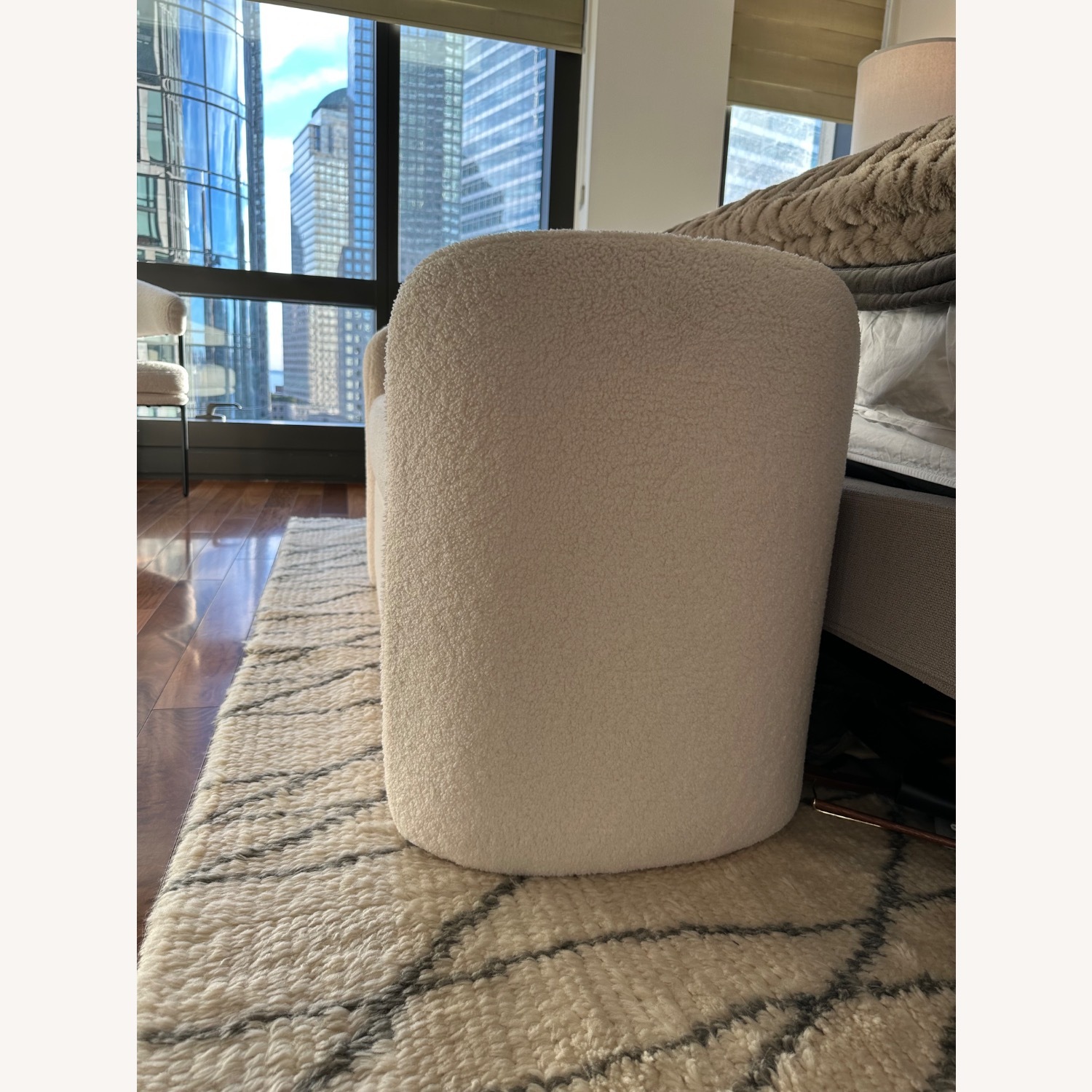 White Sherpa Bench - image-4