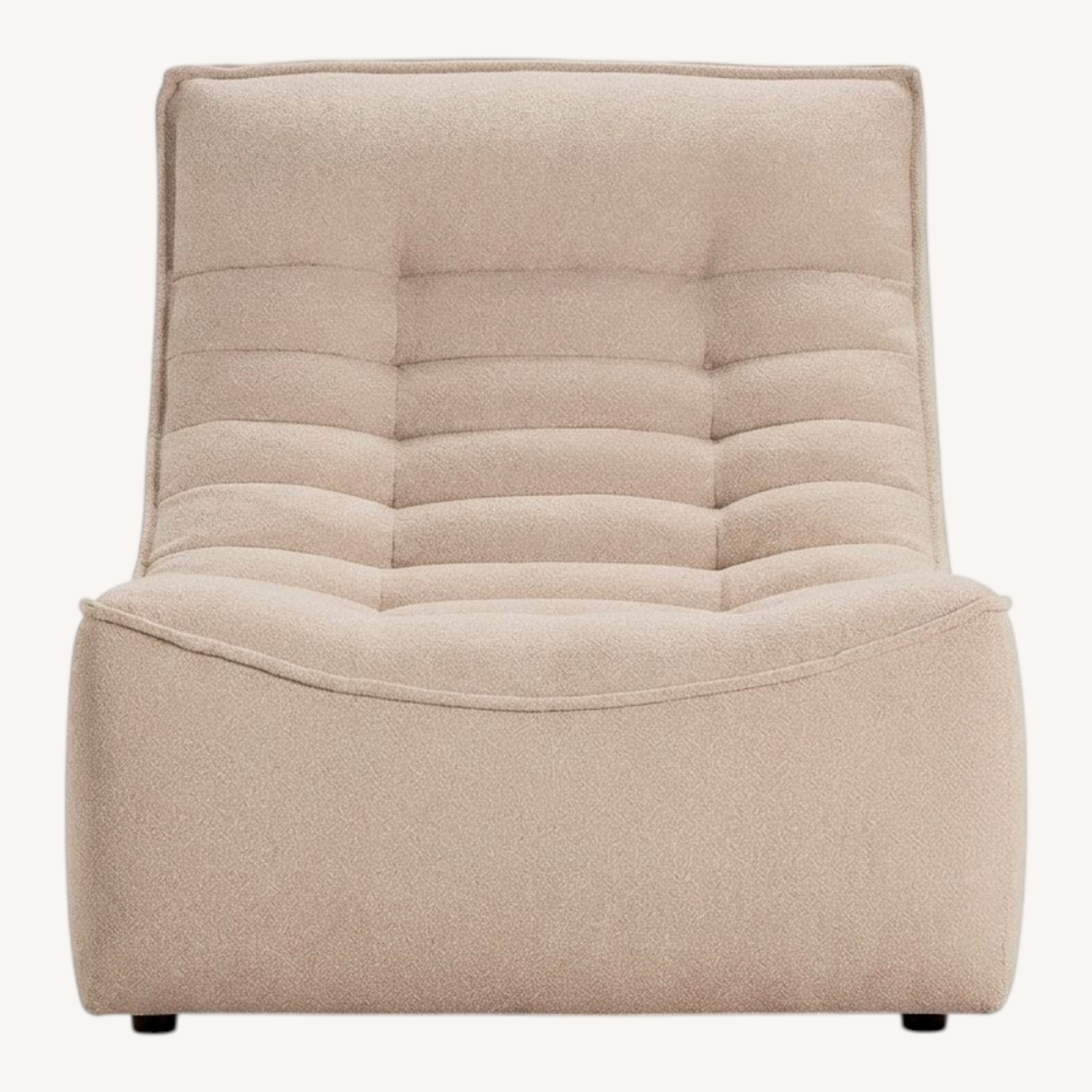 Giuseppe Nicoletti Trattino Armless Fabric Chair - image-0