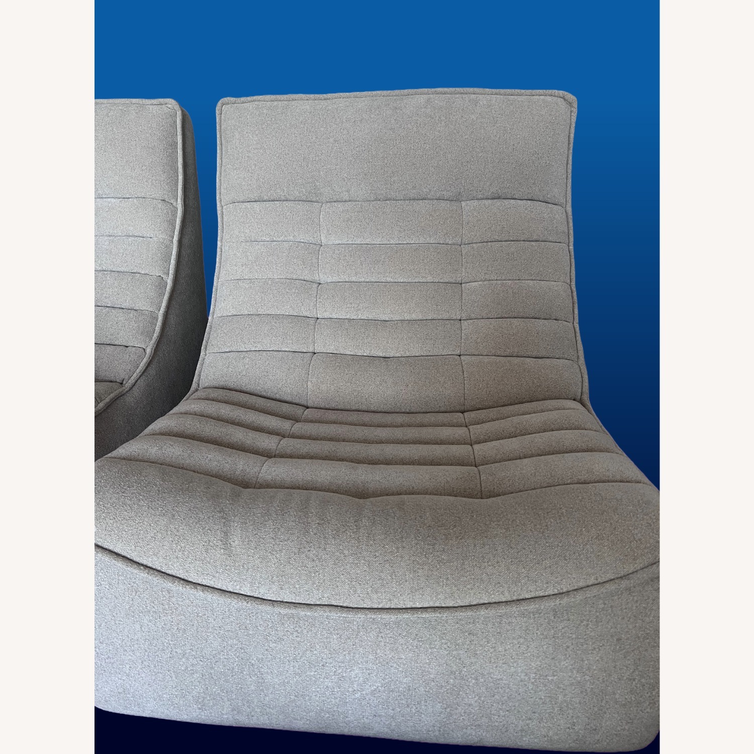 Giuseppe Nicoletti Trattino Armless Fabric Chair - image-2