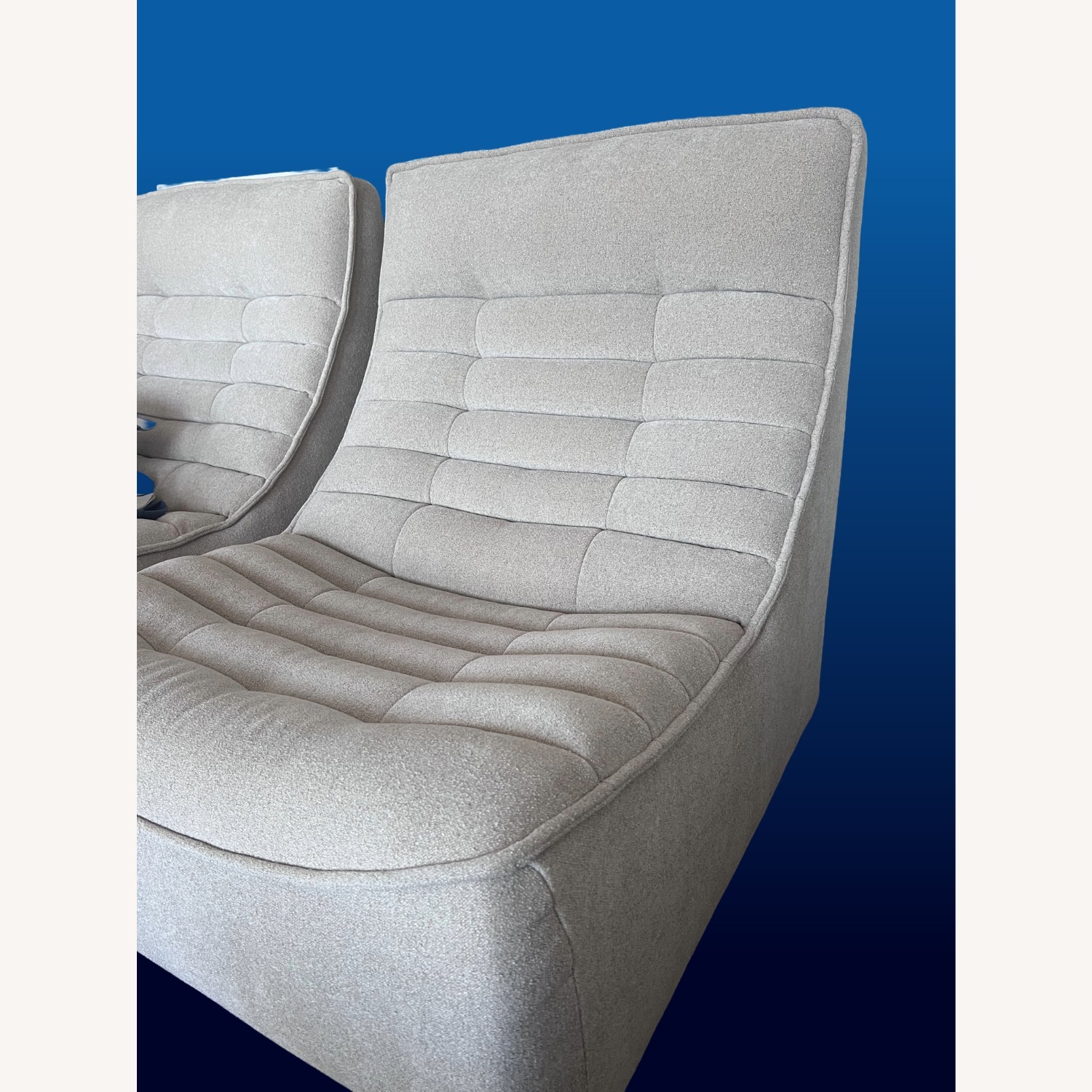 Giuseppe Nicoletti Trattino Armless Fabric Chair - image-3