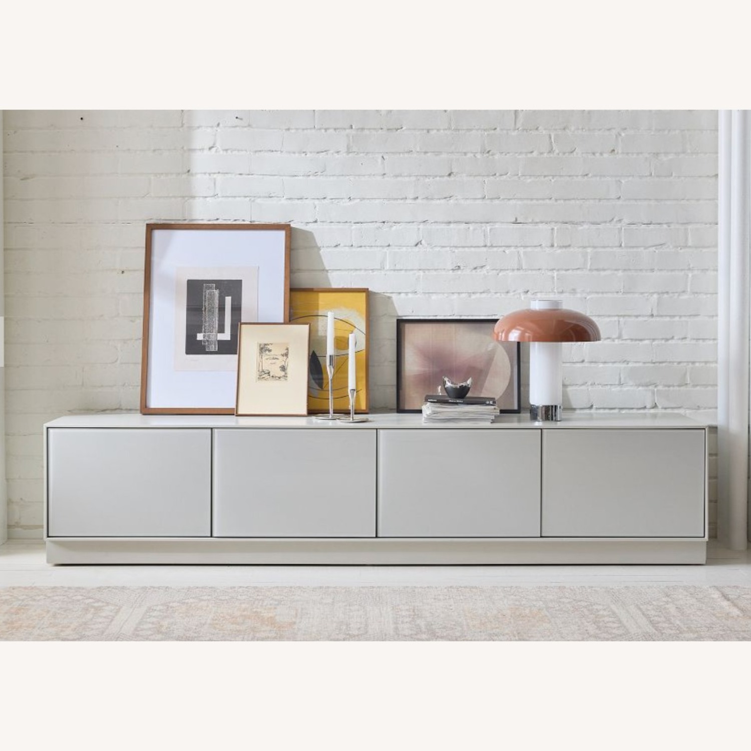 West Elm Emilia Light Gray Sideboard - image-3