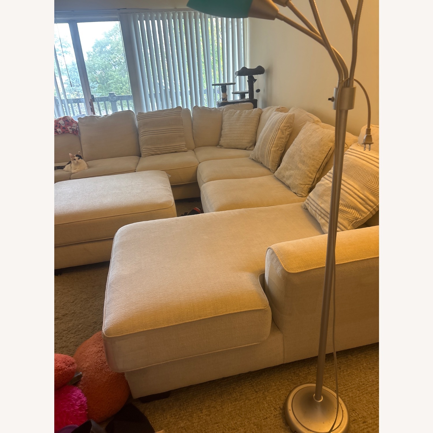 Ashley Furniture Lerenza Cream Couch - image-3
