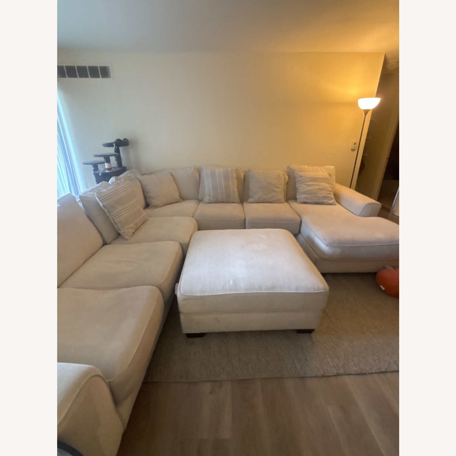 Ashley Furniture Lerenza Cream Couch - image-1