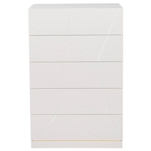 Used El Dorado White Wood Chest for sale on AptDeco