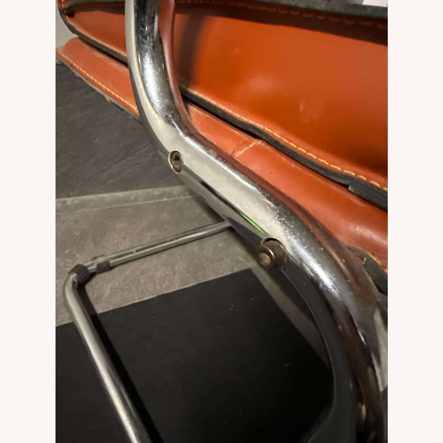 Vintage Marcatré "Uno Arm" Cantilever Leather Chair - image-6