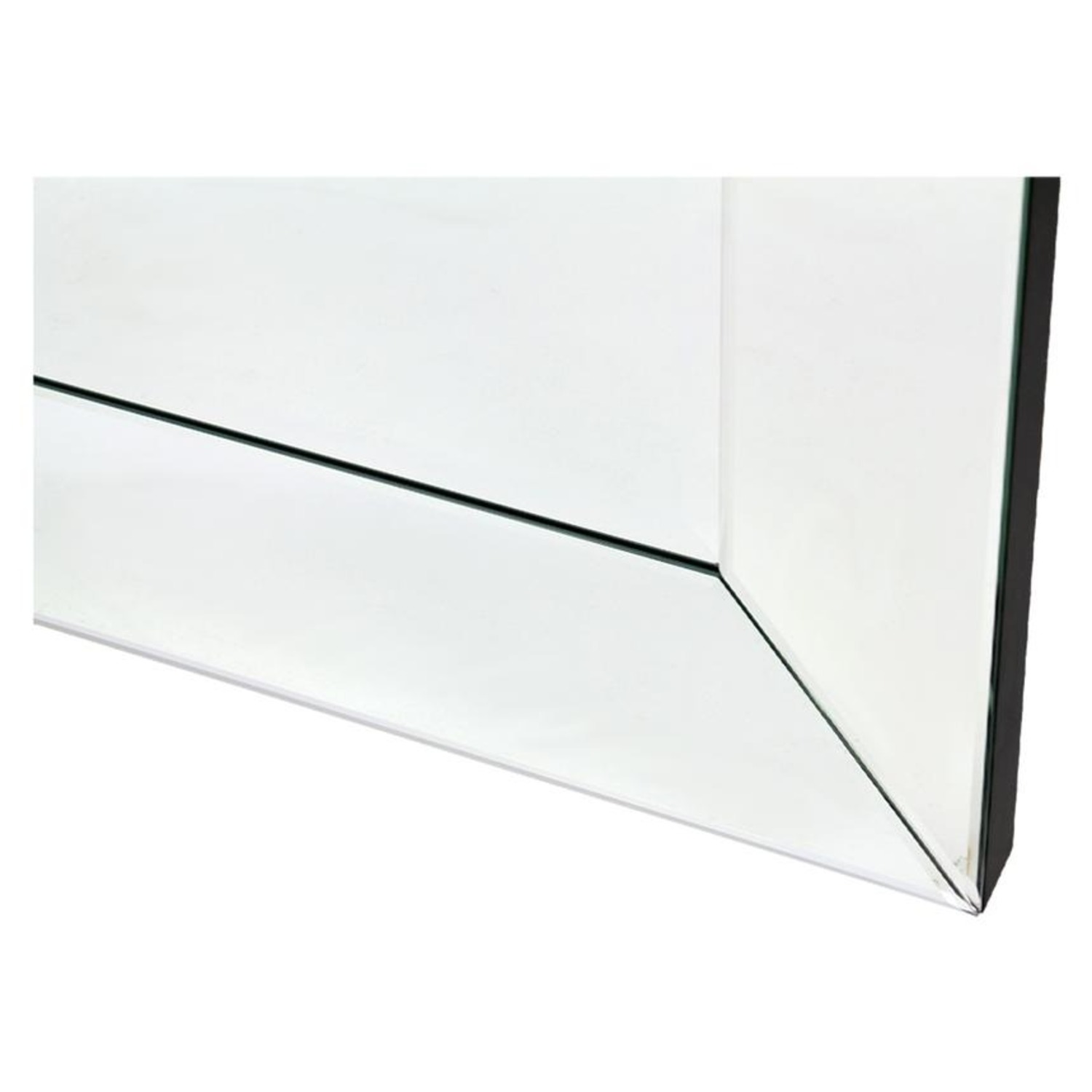 Transparent Mirrored Glass Floor Mirror - image-3
