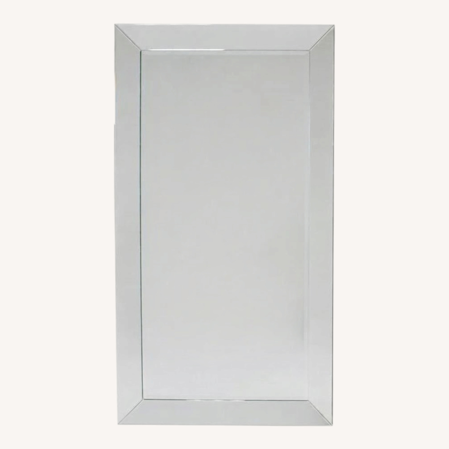 Transparent Mirrored Glass Floor Mirror - image-0